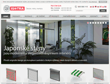 Tablet Screenshot of isotra.cz